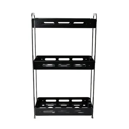 Полка Homax трехуровневая прямоугольная алюминиевая 57х33.3х15.5 см черная (EBA-3550 BL) - фото 2