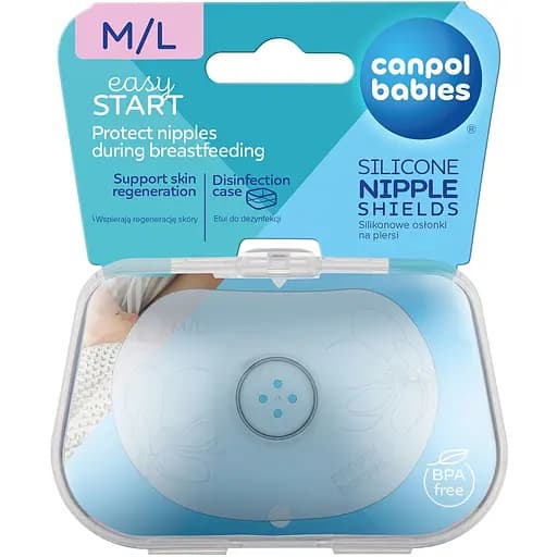 Накладки для сосків Canpol babies EasyStart розмір L 2 шт. (18/603) - фото 1