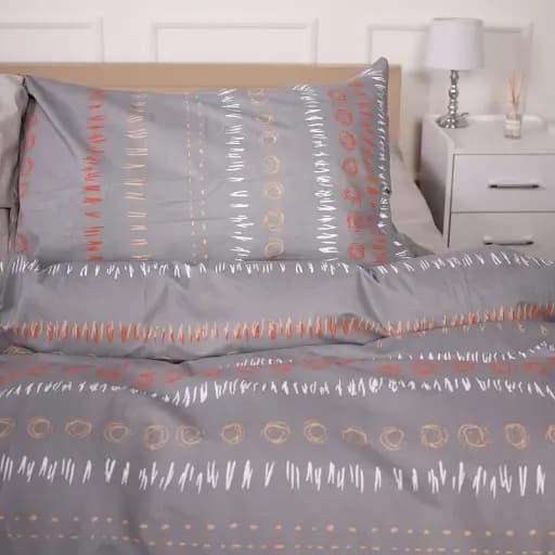 Наволочка MirSon Ranforce Elite 17-4841 Elisabetta 40х40 см коричнево-бежевая (2200009580147) - фото 5