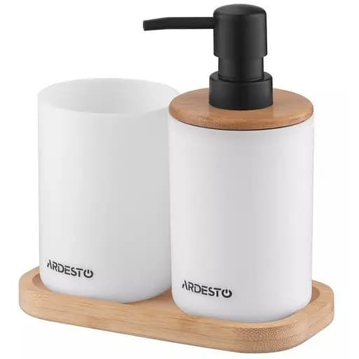 Набор для ванной комнаты Ardesto Minimalism белый (ARHB3110WB) - фото 1