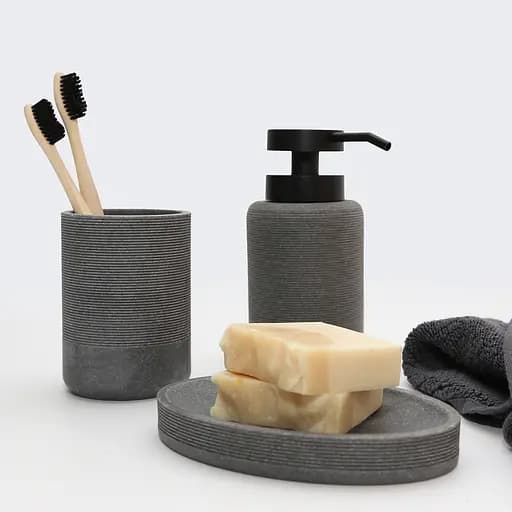 Комплект аксессуаров для санузла МВМ My Home London серый (MVM-MH-44 GRAY) - фото 3