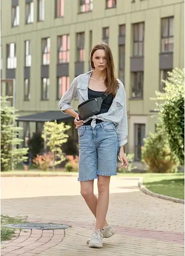 Поясная сумка бананка Sambag Tirso MSH графитовый 31 х 12 х 5 см (80111009) - фото 3