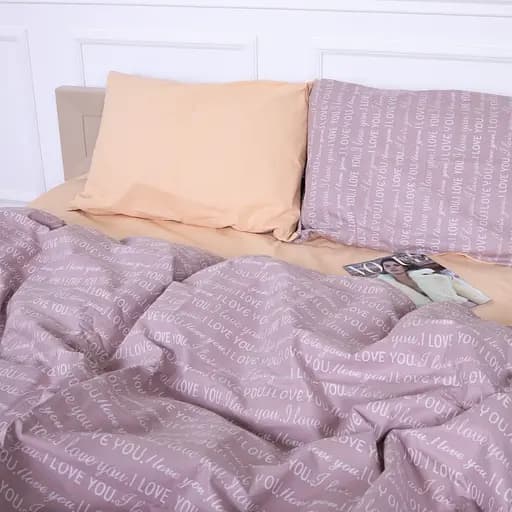 Простирадло MirSon Бязь 17-4773 Saint Denis 220x240 см бежеве (2200008962920) - фото 3