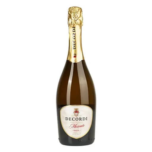 Винний напій Decordi Moscato Spumante Dolce білий солодкий 6% 0.75 л - фото 1
