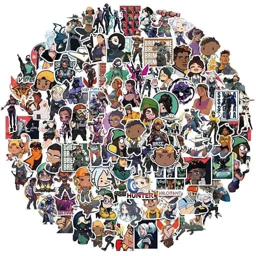 Стикерпак GeekLand Valorant 100 штук - фото 1