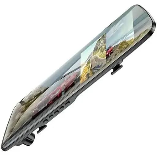 Видеорегистратор - зеркало Hoco DV4 4.5-inch rearview mirror driving recorder (2 камеры) - фото 9