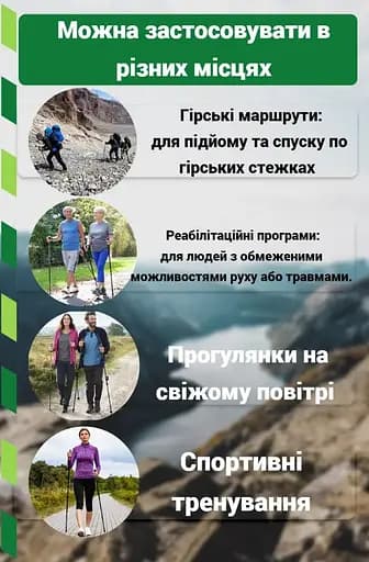 Палки для скандинавской ходьбы PowerPlay 9108 Sisu Black/Gold 80-135 см (пара) + 2-я пара сапог + чехол (PP_9108_Sisu) - фото 8