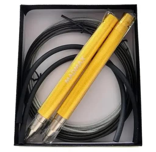 Скакалка скоростная на алюминиевая подшипниках MadMax MFA-286 Speed ​​jump rope Yellow 3 м (MFA-286-YEL-U) - фото 3