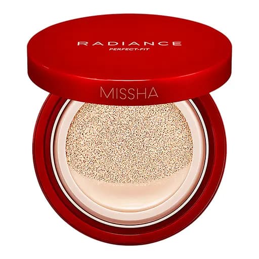Тональна основа-кушон Radiance Perfect-Fit Cushion Foundation SPF 50 №21P Pair Missha 15 г - фото 1