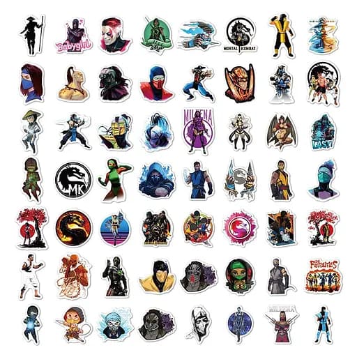 Стикерпак GeekLand Mortal Combat 60 штук - фото 3