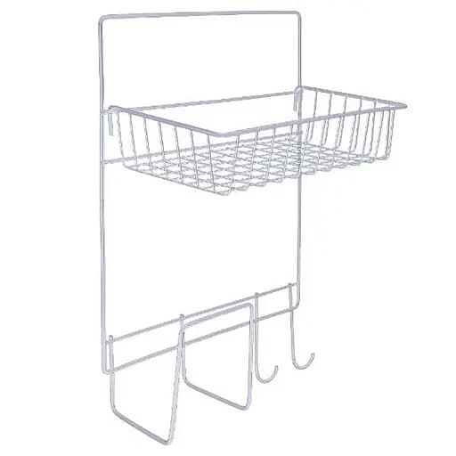 Настінна полиця-органайзер Stenson 25х14х34 см біла (25623) - фото 1