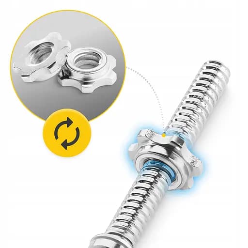 Гриф для штанги прямой 4FIZJO 180 см 25 мм (P-5905973401135) - фото 4