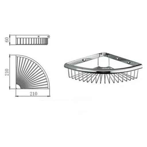 Полка для ванны Frap F352 - фото 4