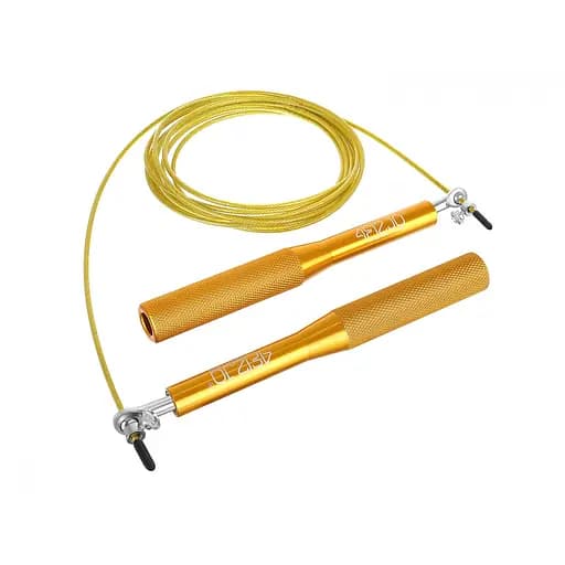 Скакалка 4FIZJO скоростная для кроссфита Speed Rope Gold 4FJ0185 (P-5907222931158) - фото 3