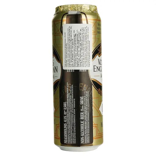 Пиво безалкогольное Volfas Engelman Lager светлое, ж/б, 0.568 л - фото 2