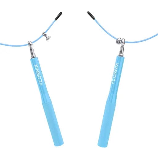Скакалка скоростная для кроссфита Cornix Speed Rope XR-0153 Sky Blue - фото 2