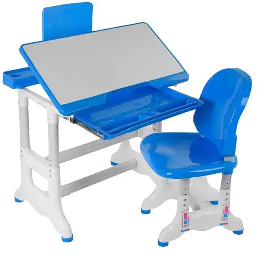 Парта зі стільчиком регульована Bambi кольоровий ЦБ-00257205 - фото 1