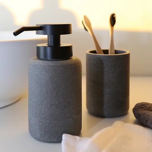 Комплект аксессуаров для санузла МВМ My Home London серый (MVM-MH-44 GRAY) - фото 16