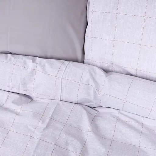 Простыня MirSon Ranforce Elite 17-4778Besançon 150х220 см серая (2200008965761) - фото 3