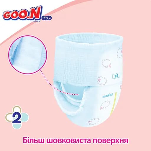 Трусики-подгузники GOO.N Plus для детей 12-20 кг XL 76 шт. - фото 5