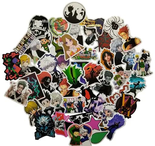 Стикерпак Хантер х Хантер Набор наклеек Hunter × Hunter 50 штук - фото 1