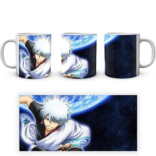 Кухоль GeekLand Gintama Гінтама Гінтокі GTM 02.20 330 мл білий - фото 3