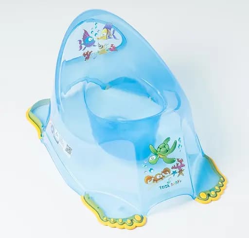 Детский горшок АКВА з протиковзною гумою Синій - фото 1