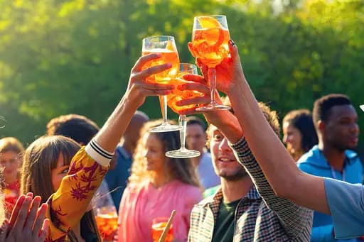 Набор Аперитив Aperol Aperetivo 11% 0.7 л + Вино полуигристое Moinet Prosecco Frizzante DOC белое полусухое 0.75 л - фото 14