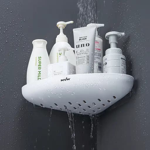 Набір аксесуарів для ванної кімнати МВМ My Home MVM-09 білий із сірим (MVM-MH-09 WHITE/GRAY) - фото 7