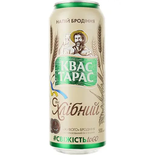 Напиток Квас Тарас Хлебный 0.5 л (923493) - фото 1