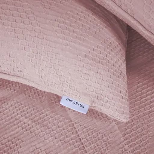 Наволочка MirSon №20-00 Waffle Powder 45х45 см пудрова (2200011032405) - фото 1