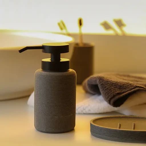 Комплект аксессуаров для санузла МВМ My Home London серый (MVM-MH-44 GRAY) - фото 7