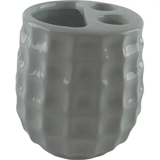 Набор аксессуаров для ванной комнаты No brand керамический белый 28.5x22.5x9 см - фото 3