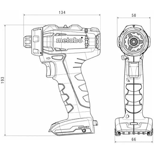 Дриль-шуруповерт Metabo PowerMaxx BS 12 [601036870] [135541] - фото 4