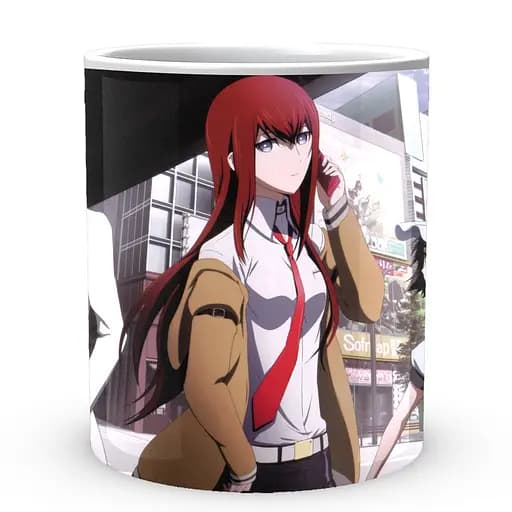 Кухоль GeekLand Steins Gate Брама Штейна Макісе Рінтаро Маюрі SG 19 330 мл білий - фото 2