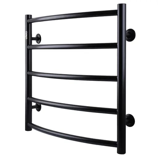 Рушникосушарка UNIO LD W 500-500-5 BLK Драбинка Дуга чорна (21613) - фото 2