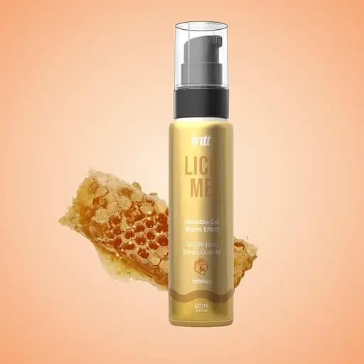 Лубрикант оральный Intt Lick Me Kissable Gel мед 50 мл - фото 2