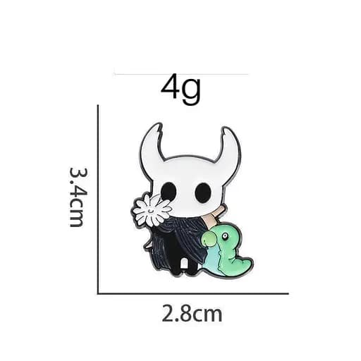 Брошь Полый рыцарь с гусиницей (4946892) - фото 2