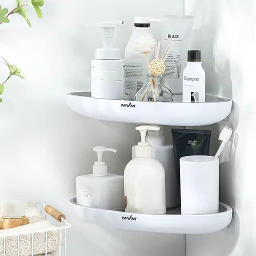 Набір аксесуарів для ванної кімнати МВМ My Home MVM-10 білий із сірим (MVM-MH-10 WHITE/GRAY) - фото 6