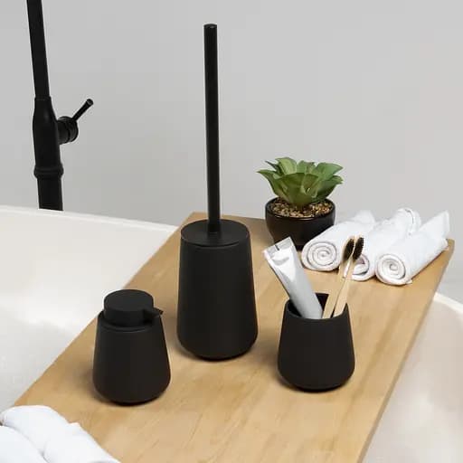 Набор аксессуаров для ванной комнаты My Home MVM-21 черный (MVM-MH-21 BLACK) - фото 4