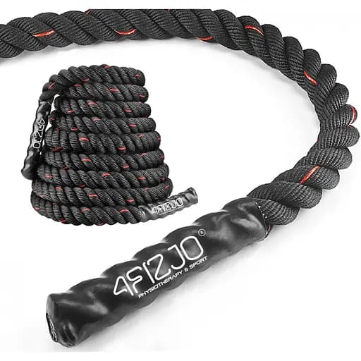 Канат тренувальний 4FIZJO Battle Rope 12 м для кросфіту 4FJ0258 (P-5907739312259) - фото 2