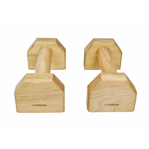 Упоры для отжиманий (паралетсы) Cornix 25 см деревянные XR-0493 - фото 8