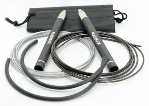 Скакалка скоростная на алюминиевая подшипниках MadMax MFA-286 Speed ​​jump rope Black 3 м (MFA-286-BLK-U) - фото 2