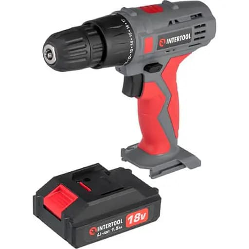 Дриль-шуруповерт Intertool DT-0315 18 V 1.5Ah [89137] - фото 10