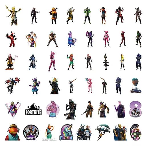 Стикерпак GeekLand Fortnite 50 штук - фото 3