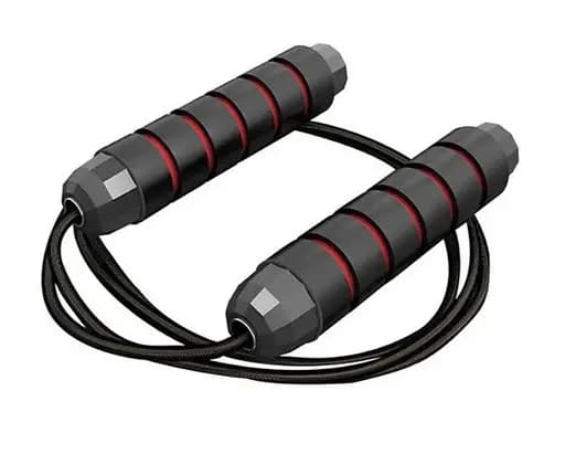 Скакалка скоростная PowerPlay 4210 Power Weighted Jump Rope Черная 2,7 м (PP_4210_Black/Red) - фото 7