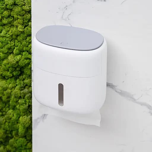 Набор аксессуаров для ванной комнаты МВМ My Home MVM-40 белый с серым (MVM-MH-40 WHITE/GRAY) - фото 11