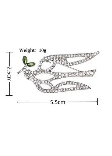 Брошь Тризубец-птица брошь-булавка символ Украины герб - фото 2