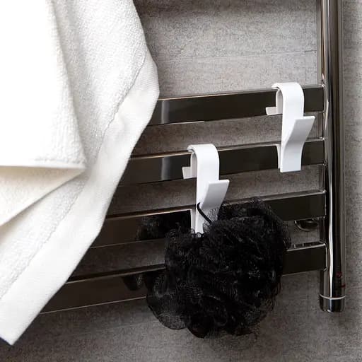 Гачок на сушку для рушників МВМ My Home White білий (HP-100 WHITE) - фото 6