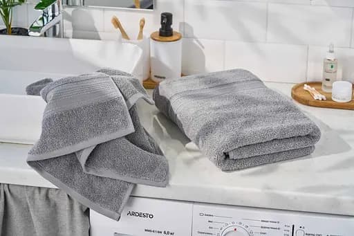 Полотенце махровое Ardesto SuperSoft 70х140 см 100% хлопок серое (ART2270SLP)  - фото 7